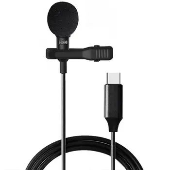 1,5 m Mini Tip C Microfon USB Rever Microfon Condensator de Înregistrare Audio Pentru Huawei, Xiaomi, Samsung Telefon Mobil Android
