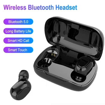 Wireless Bluetooth 5.0 Cască Căști Mini-In-Ureche Căști Stereo TWS Căști cu încărcare caz pentru iPhone Xiaomi Samsung