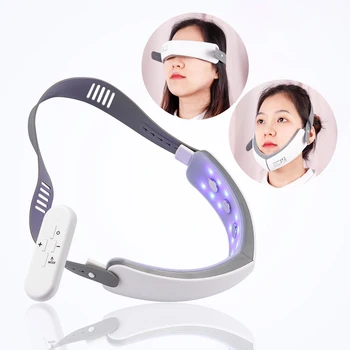 Electric V-Lifting facial Instrument LED Dublu Bărbie Curea Faciale Slăbire Reductor Anti Îmbătrânire, Ridurile de Îngrijire a Pielii de Îngrijire a Feței Instrumente