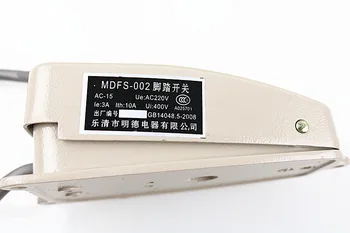 MDFS-002foot comutator AC 250V 10A SPDT NU NC Metal Nealunecoase Momentană de Putere Pedală Foot Pedal Switch