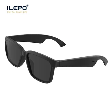 Smart Bluetooth setul cu Cască Conducție Osoasă ochelari de Soare Polarizat Masina Sport Anti-Blu-ray Ochelari de Căști fără Fir, Căști