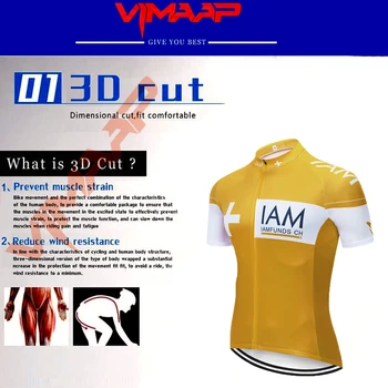 2021 Echipa de Vară IAM cycling jersey bicicleta maneca scurta barbati iute uscat MTB biciclete Maillot fundul port maillot ciclismo hombre