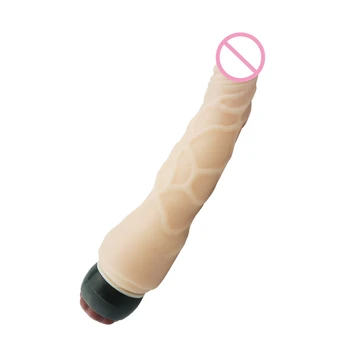 Moale Vibrator Realist cu Penisul Jucarii Sexuale pentru Femei Vagin Masaj Multi-viteza Stimulator Vibrator Puli Clitoris, punctul G Vibratoare