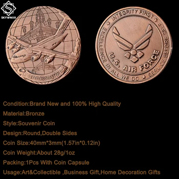 Forțele Aeriene americane Avion Militar Provocare Colecție de Monede Cu PCCB Acoperi