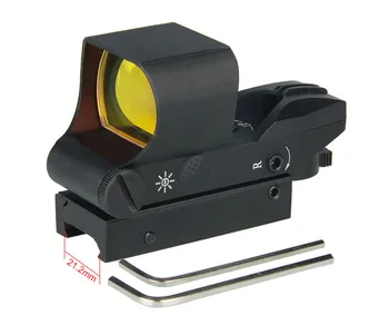 PPT Tactice airsoft accesorii airsoft puncte roșii site-uri airgun red dot domeniul de aplicare 4 reticulelor reflex sight Pentru vânătoare GZ2-0057
