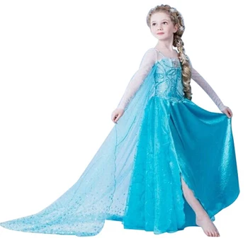 Petrecere de carnaval Consumabile Elsa Dress up pentru Fete Printesa Alba ca Zapada Costum Copii Rochie de Bal de Crăciun Copilul de Halloween Jasmine Tinuta