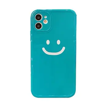 Moda Zâmbet și Mată Telefon Caz pentru iPhone X Xs Max 11 Pro 11 Pro Max 7 8 Plus Bomboane de Culoare Coajă Moale