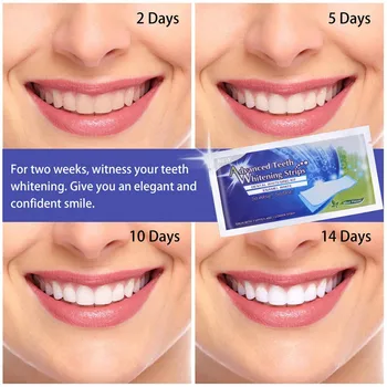 28pcs/14pair 3D Dinți Albi Benzi de Albire Profesională Efecte Dentare Sistem de Albire Gel Oral Kit 3D Igienă Orală Albire