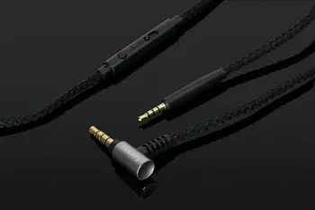 Argint Înlocuire Cablu Audio de la distanță Microfonul Pentru DENON AH-D1200 AH-GC25 AH-GC30 căști