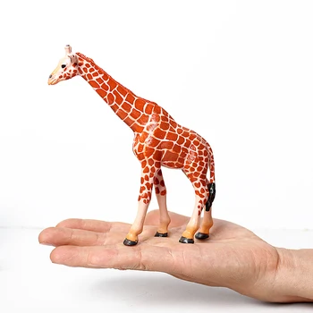 Realist Girafa Figurine cu Girafa Pui,2-7