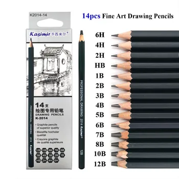 CHENYU. 14Pcs Desen Schiță Pictura Moale în condiții de Siguranță Non-toxice Standard, Creioane Profesionale Birou Creion Școală Mai bună Calitate