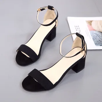Noi 2020 Curea Glezna Cu Tocuri Femei Sandale Pantofi De Vara Pentru Femei Sandale Indesata Tocuri Înalte, Rochie De Petrecere Gladiator Sandale Marimea 40
