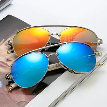AFOFOO Noua Moda Steampunk ochelari de Soare Brand de Lux de Designer Bărbați Femei Oglindă ochelari de Soare UV400 Epocă Nuante Gafas Ochelari