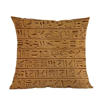 Egiptul Antic Picturi Murale Hieroglife Simbol Model De Pernă Home Gallery Hotel Canapea Decor Pernele De Acoperire Iubitorii De Istorie Cadou