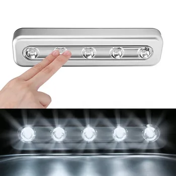 5 LED-uri Wireless Cabinet de Lumină LED-uri de economisire a Energiei Lămpi Dulap Garderoba Scara Bucatarie Dormitor Sertar Liber Lumina Lipite