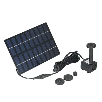 Solar-Alimentat Pompa de Apă fără Perii de curent continuu de Energie Solară Fântână de Apă Piscină Pompă de Grădină, Plante de Udare Solar Pompa de Iaz Kit de 9V 1.8 W