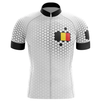 Belgia Echipa Pro cycling jersey retro ciclism MTB maneci scurte respirabil cu uscare rapidă jersey bicicleta camasa barbati maillot velo homme