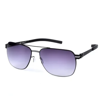 2020 Berin Design de Brand de Înaltă Calitate ochelari de Soare Barbati Șurub-mai puțin Ușoare Suqare Sticlă Soare UV Protetion Acoperire Lentile Gradient