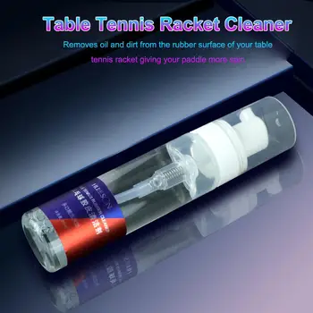 Racheta de Tenis de masă Kit de Ping-Pong de Cauciuc, Paleta de Curățare Spray de Curățare Eficientă Lichid Accesorii de Sport 98ML