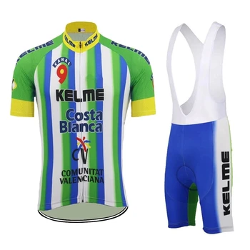 Kelme retro ciclism jersey kit 2020 bărbați în aer liber de vară set ciclismo biciclete Concurs imbracaminte salopete gel pantaloni scurți ropa de hombre