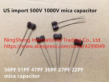 Nou Original 500V 1000V 56PF 51PF 47PF 30PF 27PF 22PF mica condensator (Inductor)