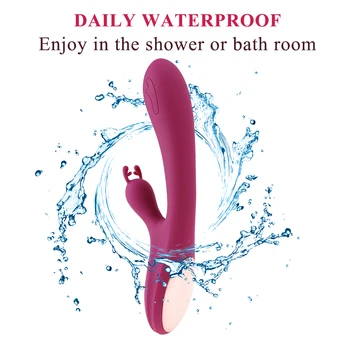 10 Viteza punctul G Iepure Vibratoare Jucarii Sexuale pentru Femei PALOQUETH Impermeabil Penis artificial Vibratoare Moale Clitorisul Jucărie Erotics Produse pentru Adulți