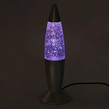 Brand nou 1 buc 3D Rocket Multi-Culoare Schimbare de Lampă cu LED-uri RGB Sclipici starea de Spirit de Partid Lumina de Noapte Cadou de Crăciun Noptieră lampa de Noapte