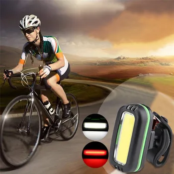 SANYI 2 in 1 cu Bicicleta Lumina Lanterna 7 Moduri cu Bicicleta clemă&suport Lămpii LED COB Far Frunte pentru Ciclism