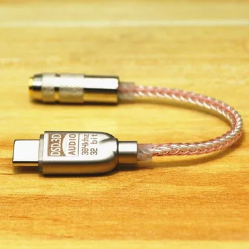 USB Tip-C-3.5 mm Jack 3D DAC Amp Adaptor Audio DSD 128 Portabil Amplificator pentru Căști Pentru Android SAMSUNG Huawei Mac Windows