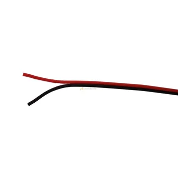 100m 2 PIN Singură Culoare cablu de Cablu Cablu pentru Benzi cu LED-uri Rosu Negru Sârmă 22awg Transport Gratuit
