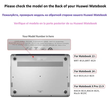 Cover Pentru Huawei Matebook 13 Accesorii Nou PVC Dur Shell Caz Pentru Huawei Nou Matebook D 14 D 15 2020 X Pro 13.9 Inch se Vinde