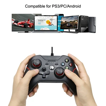 Gamepad cu fir Pentru PS3 Consola Joystick de Control Pentru PC-ul Pentru SONY PS3 Controller Pentru Telefonul Android Joypad Dotari