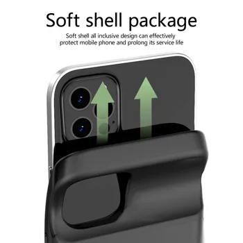 4800mAh Încărcător de Baterie de Cazuri Pentru iPhone 12/12pro 6.1 inch Power Bank Capacul de Securitate Portabil, Rapid de Încărcare de Telefoane Mobile