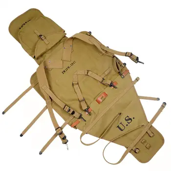 Repro WW2 Armatei SUA M1928 Rucsac Rucsac în aer liber Camping Sac de înaltă calitate