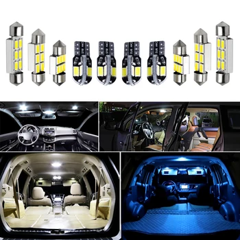 Canbus fara Eroare LED-uri de iluminare Interioară Pachet Kit pentru 2005-2018 2019 Kia Sportage Accesorii Auto Harta Dom Portbagaj Licență Lumina