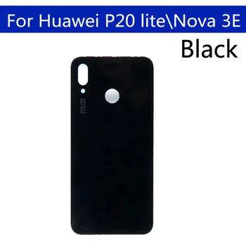 10buc\mulțime de Sticla din Spate Pentru Huawei P20 Lite Baterie Capac Spate Înlocuire Pentru Huawei Nova 3E Locuințe Șasiu Coajă de înlocuire