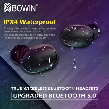 Arsuri aer bun. Bluetooth 5.0 păstrăm e6 /A6S Căștile de Atenuare a Zgomotului de Afișare cu LED Sport Căști TWS Pavilioane Wireless Cu Microfon Sunet 3D