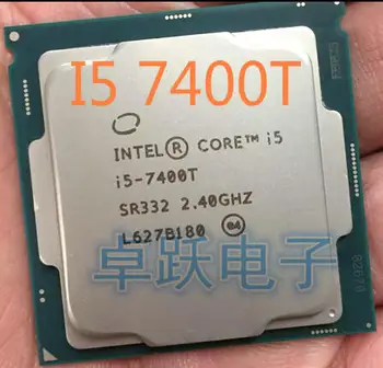 Original Intel Core I5 7400T QS Versiunea Quad core 2.4 GHz, 6MB Cache I5-7400T LGA1151 CPU procesor transport gratuit