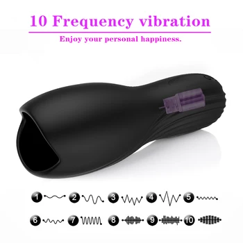 10 Viteze Marirea Penisului Practicanta Vibrator Automat Masturbator Pompa Pizde Masturbari Cupa Pizde Lins Jucarii Sexuale Pentru Barbati