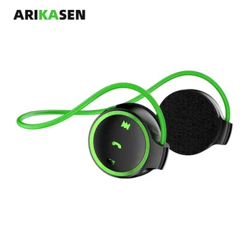 Arikasen MP3 Bluetooth headset Sport căști fără Fir 40 de Ore cu Music Player Microfon suport TF card Bluetooth 5.0 MP3