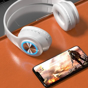 Căști Bluetooth Căști fără Fir Zgomot redution Muzică cu Căști cu Microfon Suport TF Card pentru xiaomi iphone sumsamg tableta