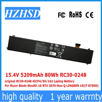 15.4 V 5209mAh 80Wh RC30-0248 original RZ09-02386 Baterie Laptop Pentru Razer Blade Stealth 15 RTX 2070 Max-Q 2018 anul 2019
