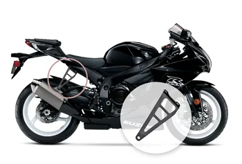 Motocicleta de Evacuare suportului Brățării Pentru Suzuki GSXR600 GSXR750 2011 2012 2013