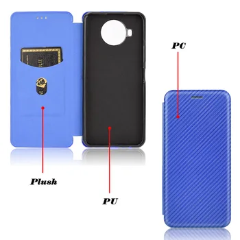Piele Flip Case Pentru Nokia 5.4 8.3 5.3 2.3 1.3 2.4 3.4 6.2 7.2 C3 C2 C1 Magnetic Puternic Slot Pentru Card De Suport Suport Telefon Pungi De Acoperire