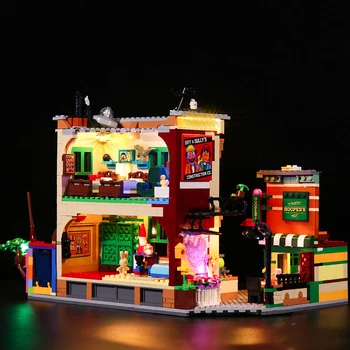 Iluminat cu LED kit pentru LEGO 21324 sesame street (LED Incluse Numai, Nu blocuri)