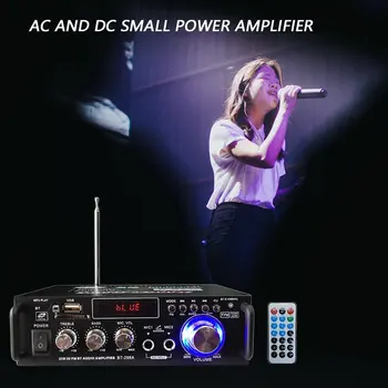 600W Digital HIFI Stereo Bluetooth Audio Amplificator SD FM Microfon Masina Acasa Durabil
