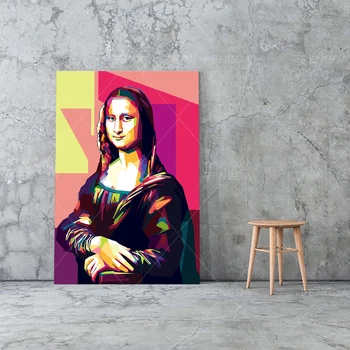 Panza Printuri Mona Lisa Tablouri De Perete De Arta Clasică Poster Modular Nordic Imagini Moderne De Decor Pentru Camera De Zi-Cadru