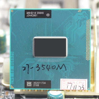Intel Core i7-3540M 3.0 GHz 4M Socket G2 Dual Core SR0X6 3540 Laptop Notebook CPU PGA 988 pin
