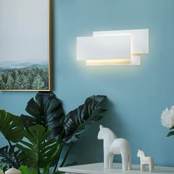 18W LED-uri de Perete Sconces de Iluminat Interior Lampă de Perete Contemporane Montat Lampa Cu carcasă din Aluminiu pentru Interior Dormitor Hotel Lumina