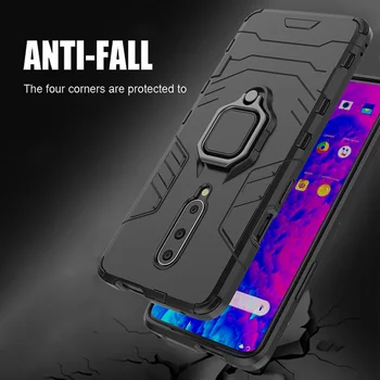 Anti-Șoc Caz Pentru Samsung Galaxy S20 Ultra S10 Lite S10E S9 S8 Plus Magnet Inel de Impact a Barei de protecție Shell Pentru S20 S10 Plus